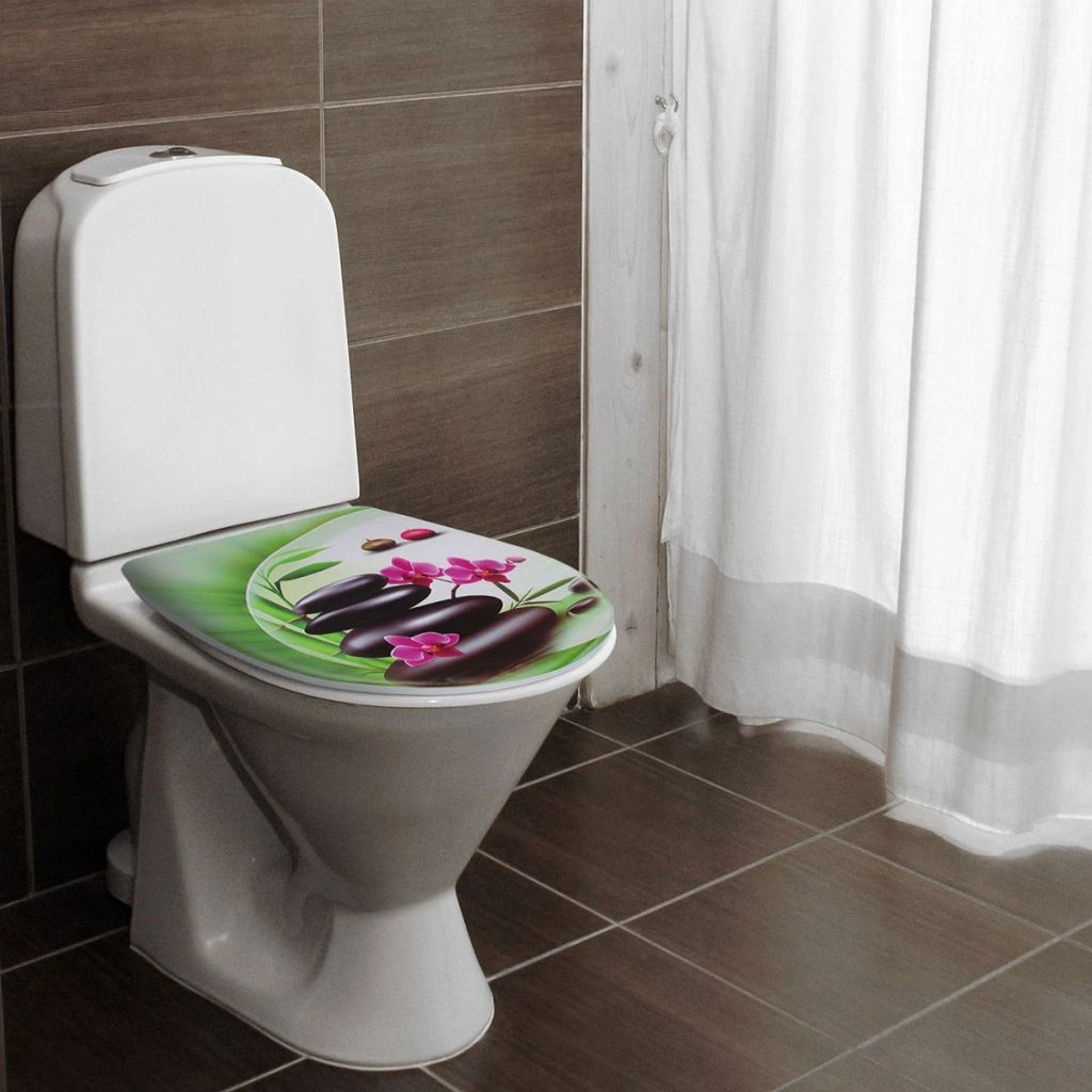 Сиденье для унитаза 36х42 "Орхидея"