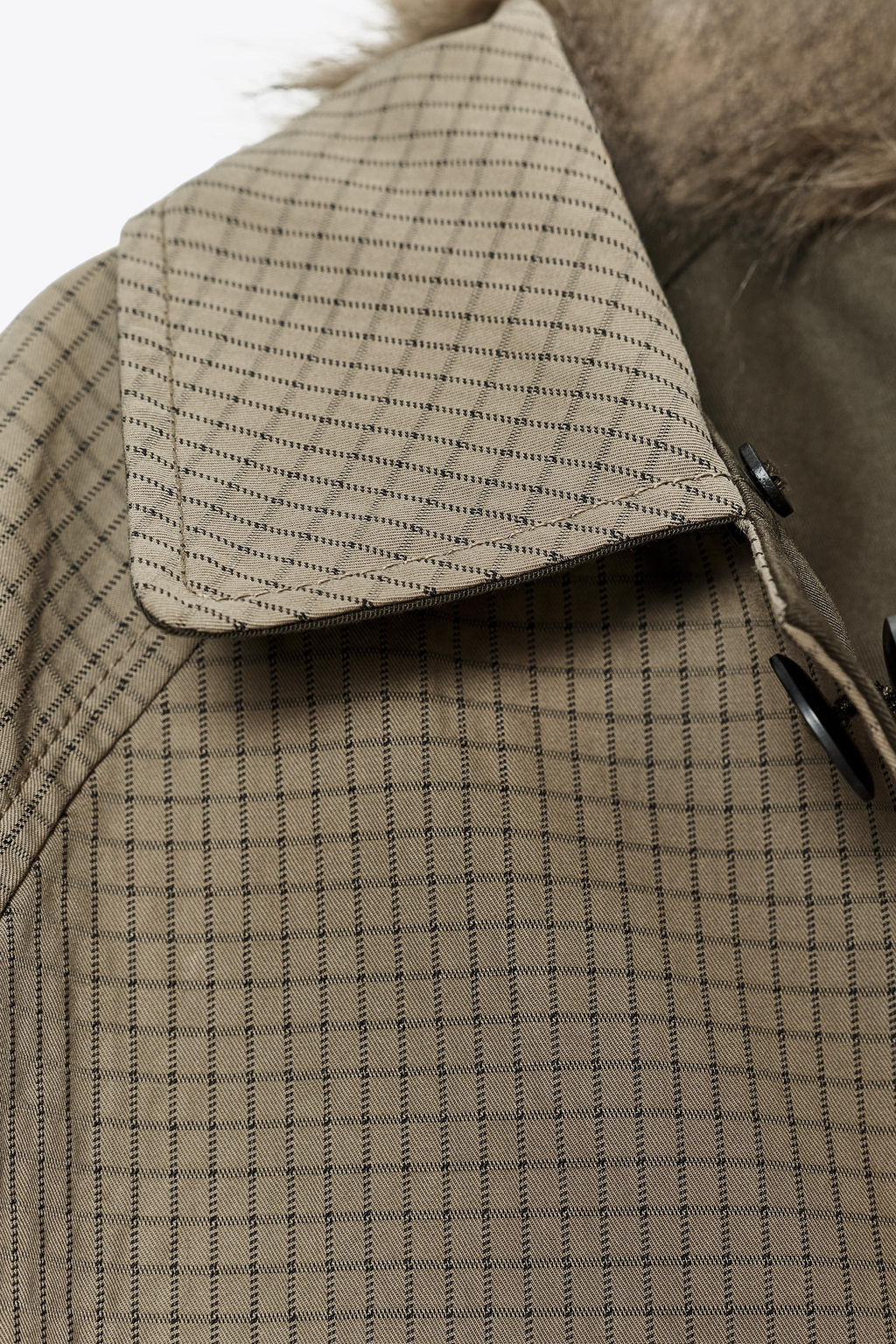 ZW COLLECTION LIMITED EDITION REVERSIBLE TRENCH COAT WITH FAUX FUR COLLAR - Zara фото 6
