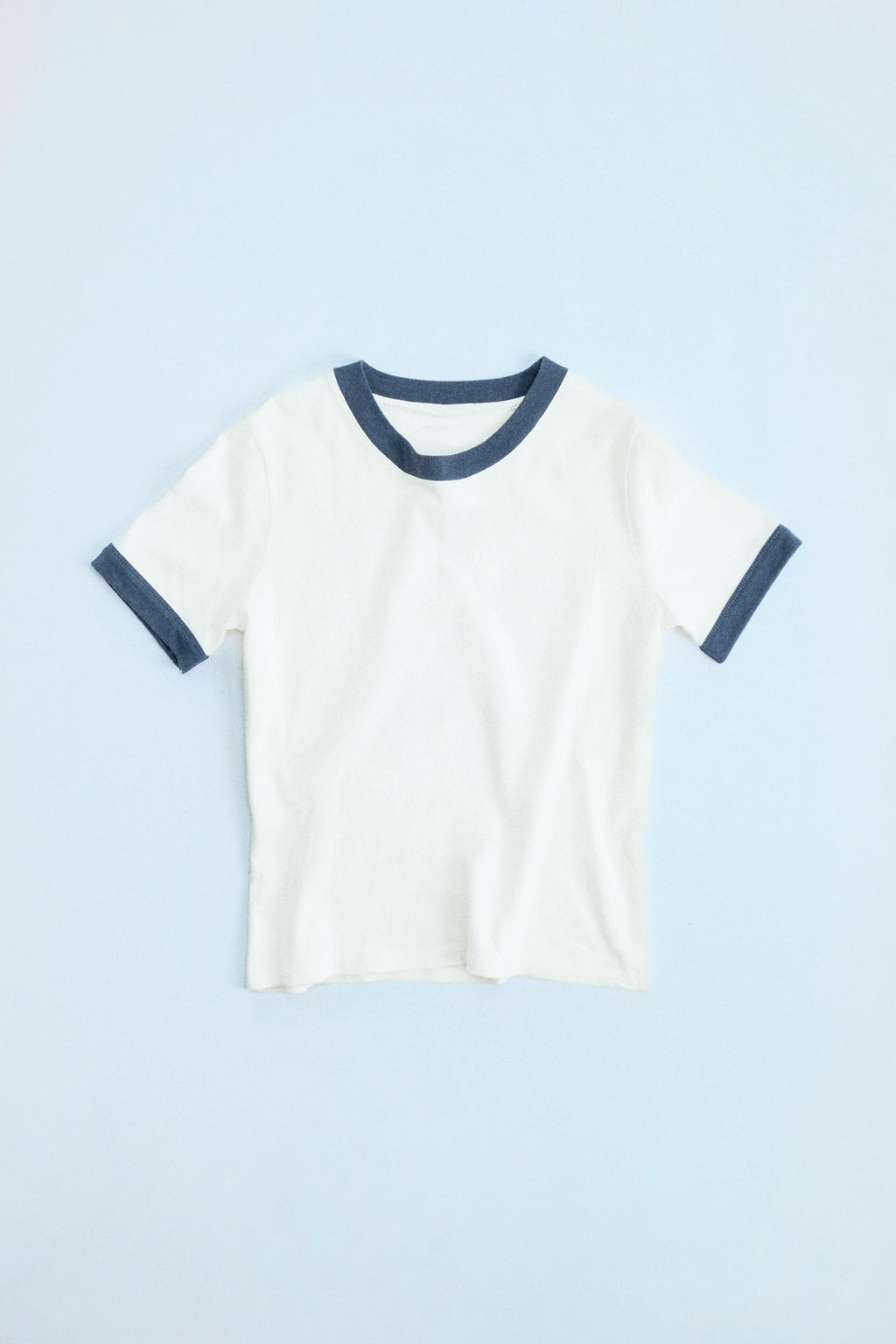 WASHED-EFFECT RIBBED T-SHIRT - Zara фото 4
