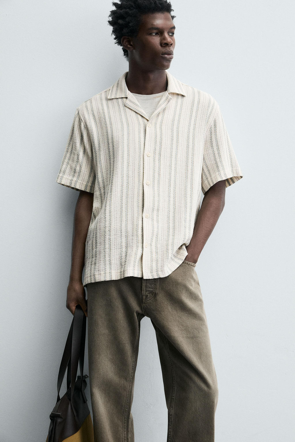 GEOMETRIC JACQUARD SHIRT - Zara фото 6