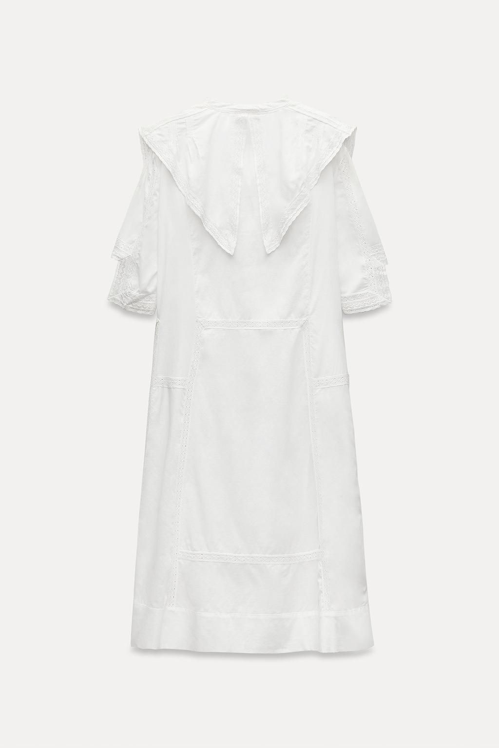 LACE TRIM NIGHTDRESS - Zara фото 6