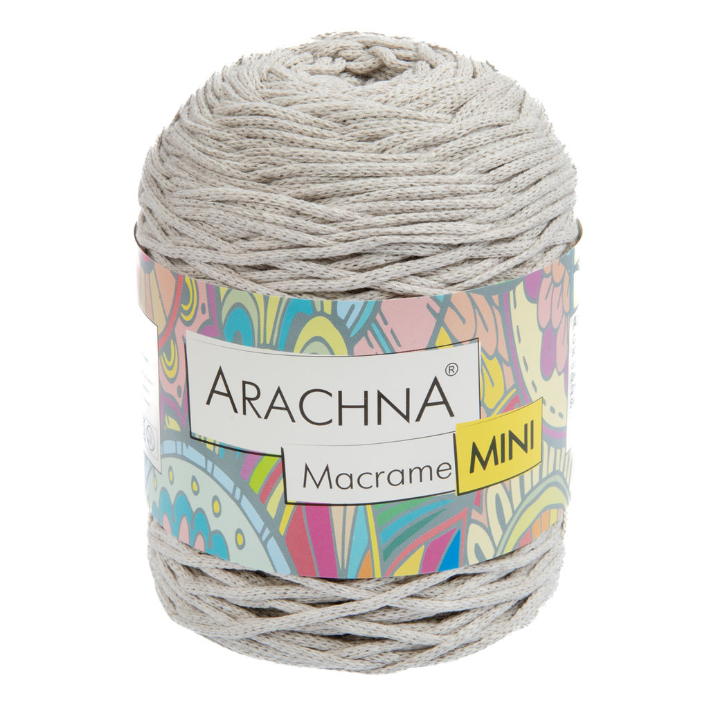 Пряжа ARACHNA Macrame Mini 80% хлопок, 20% полиэстер 4 шт. х 250 г  10 г 200 м  20 м