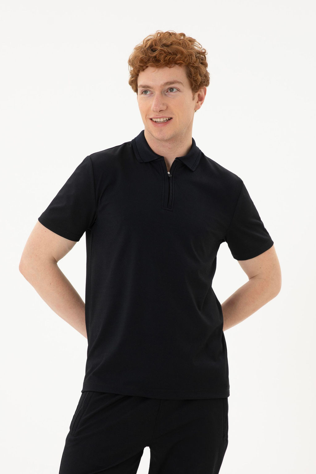 Мужская черная футболка - U.s. polo assn фото 10