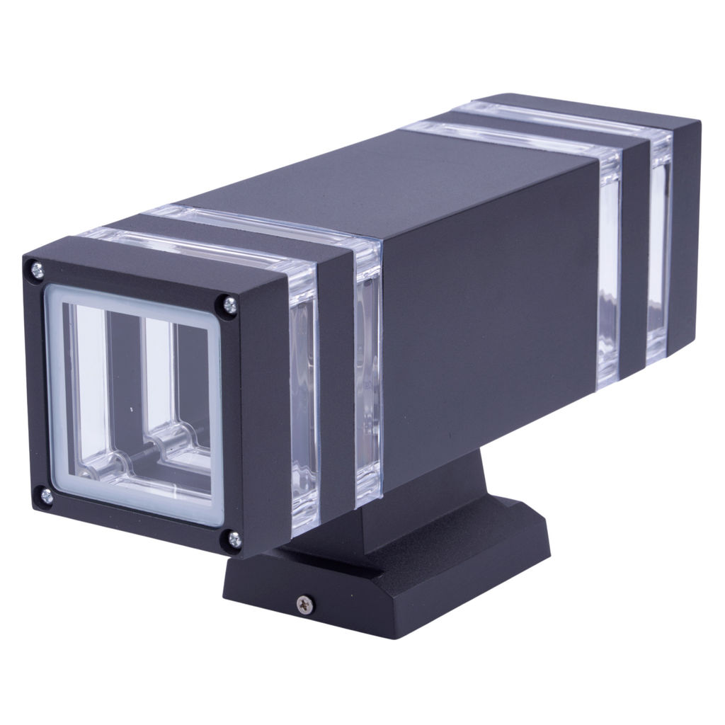 UUL-S24A 2x60W/E27 IP65 BLACK Светильник уличный, под две лампы Е27. Архитектурный накладной. Корпус черный. TM Uniel