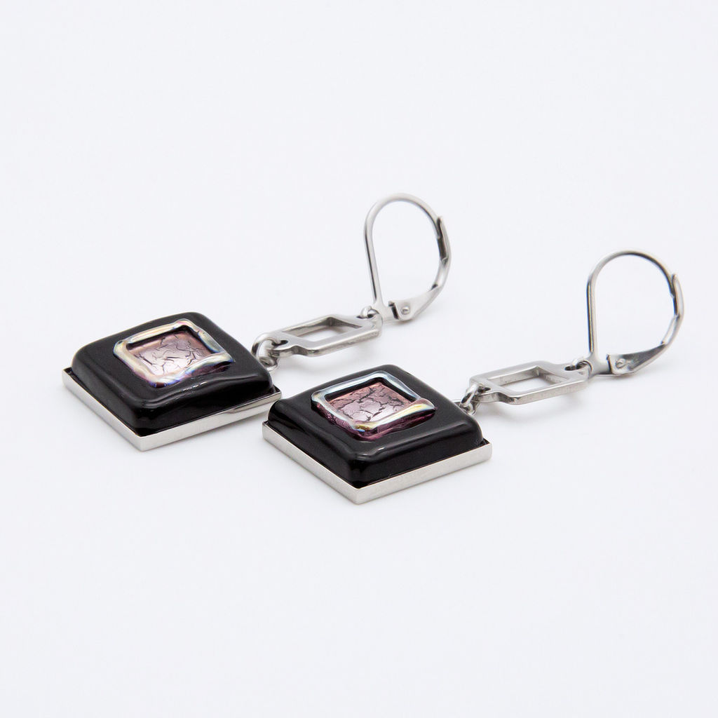 Серьги из муранского стекла MATRIX LS2974 - Vloes фото 2