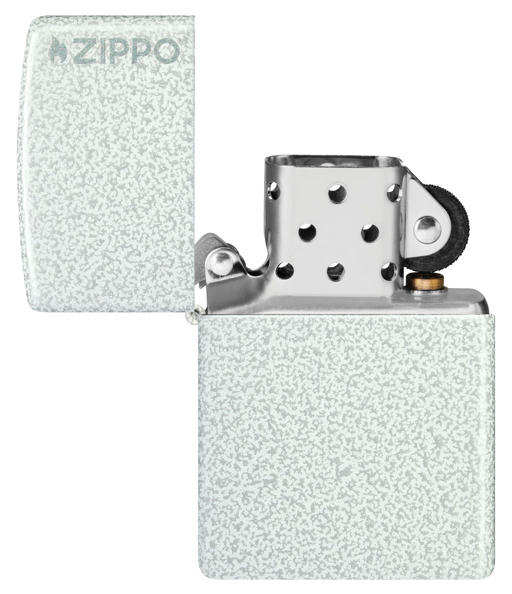 Зажигалка ZIPPO Логотип ледяная | Glacier 46020ZL  фото 4