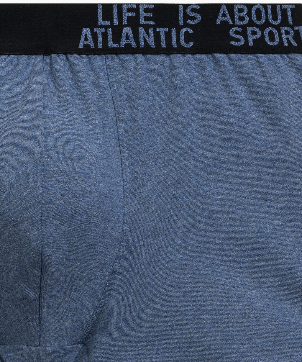 ATLANTIC 3MH-226 Трусы шорты Melange - набор 3 шт. зеленый меланж + винный меланж + голубой меланж фото 6