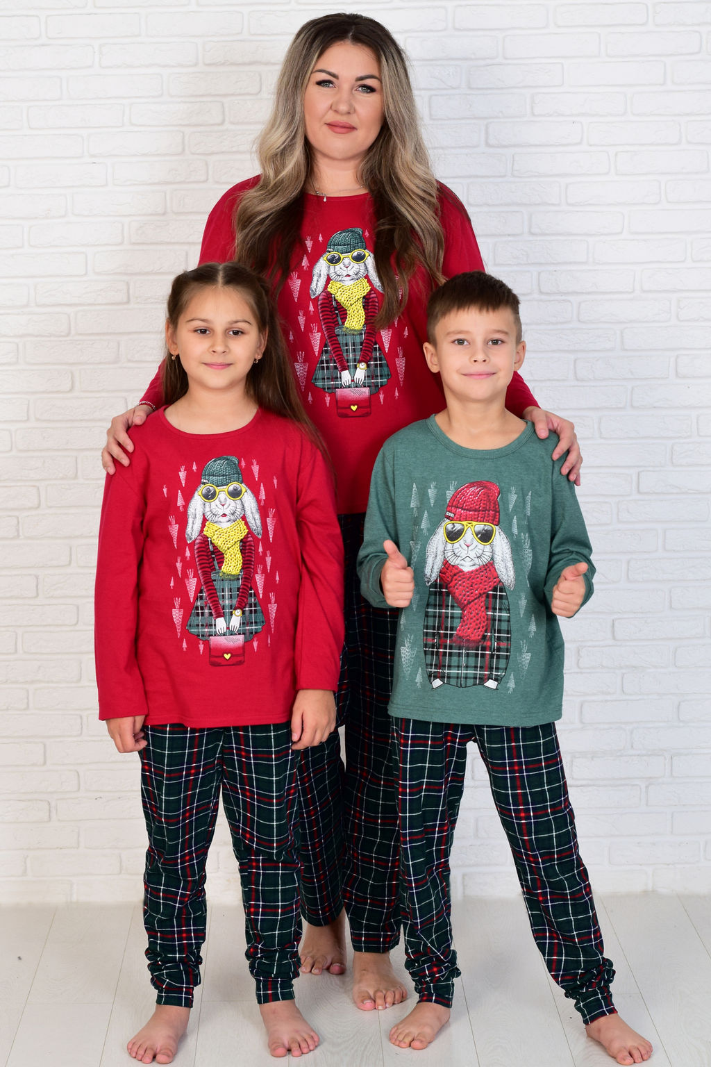 Костюм подростковый 12-109 (марсала), Кролик в шапке