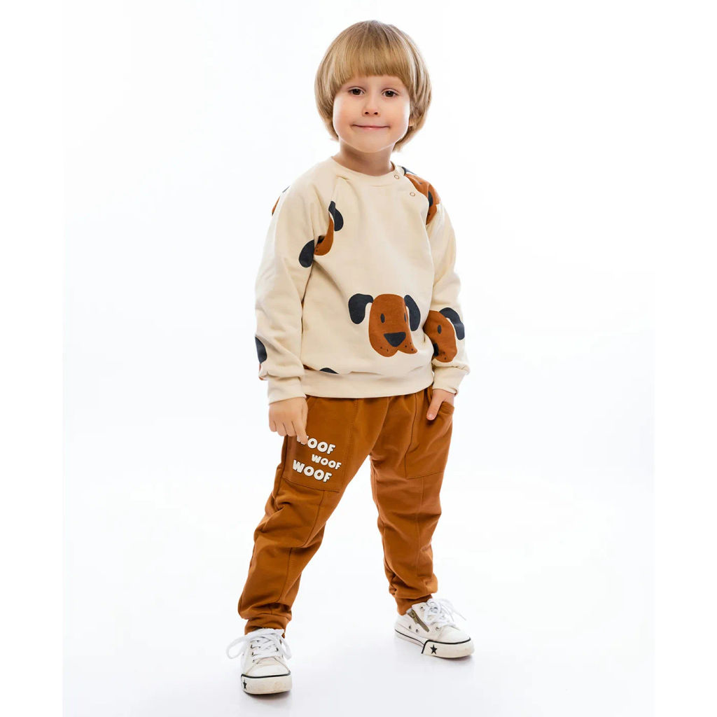 Спортивный костюм футер 2х нитка начёс 8003310101 8003310101 купить оптом по цене 994 ?| Фабрика детской одежды Юлла - Youlala фото 12