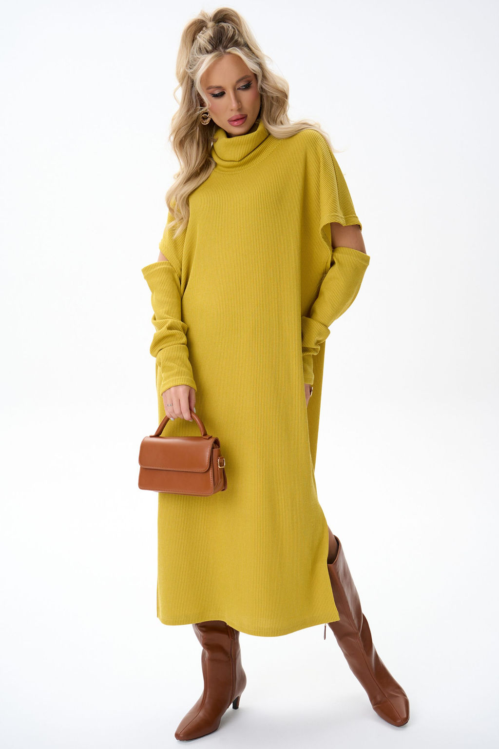Платье Ирма (горчица) - Эльза фото 4
