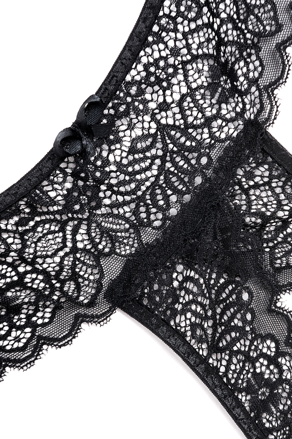 Трусы Eromantica, Juno, с доступом, черные, 54-56