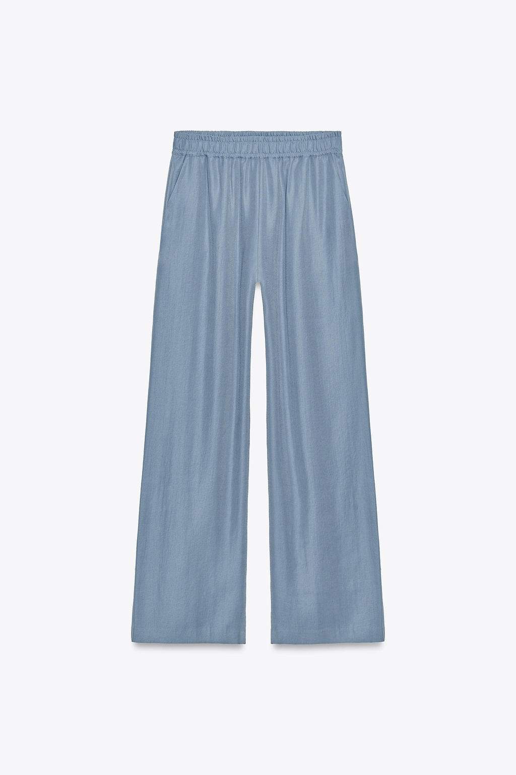 SOFT-TOUCH WIDE-LEG TROUSERS - Zara фото 12