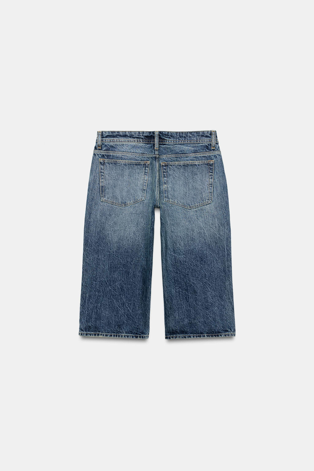 JEANS CAPRI DENIM TRF TIRO MEDIO / Azul - Zara фото 8