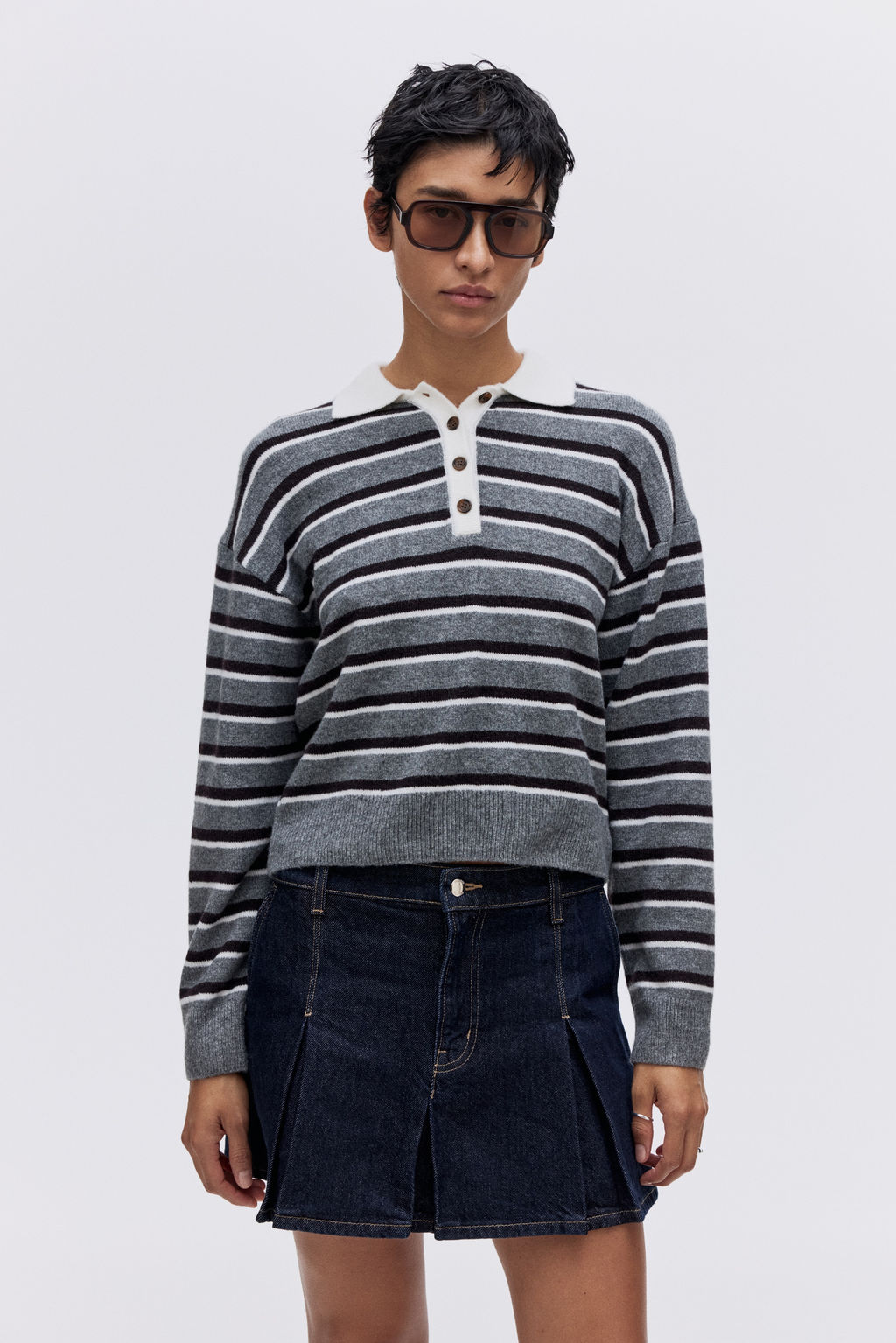 Jersey oversize tipo polo - H&m фото 4