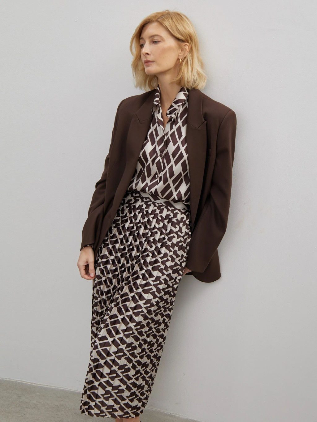 Юбка с плиссировкой, S777/labyrinth