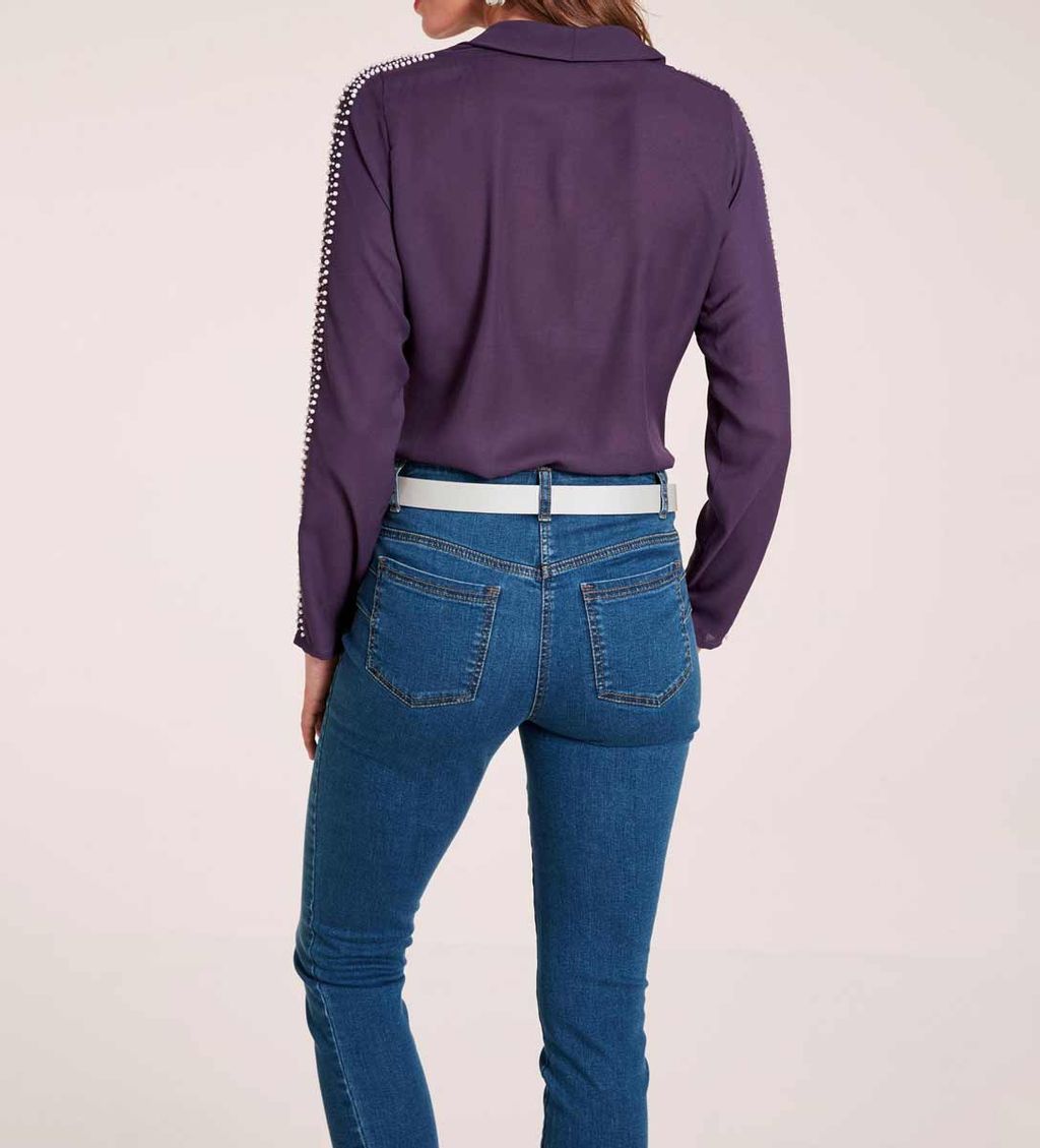 Блузка, лиловая - Heine фото 4