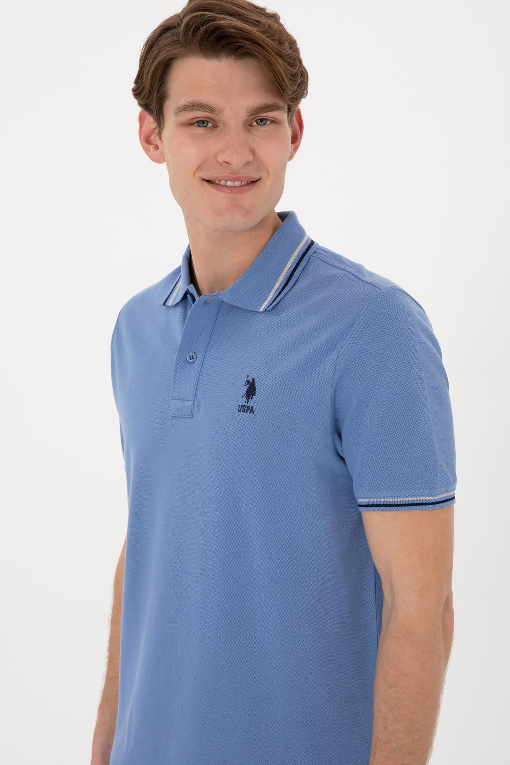 Erkek Koyu Mavi Basic Ti__rt Sepette S_rpriz _ndirim - U.s. polo assn фото 3