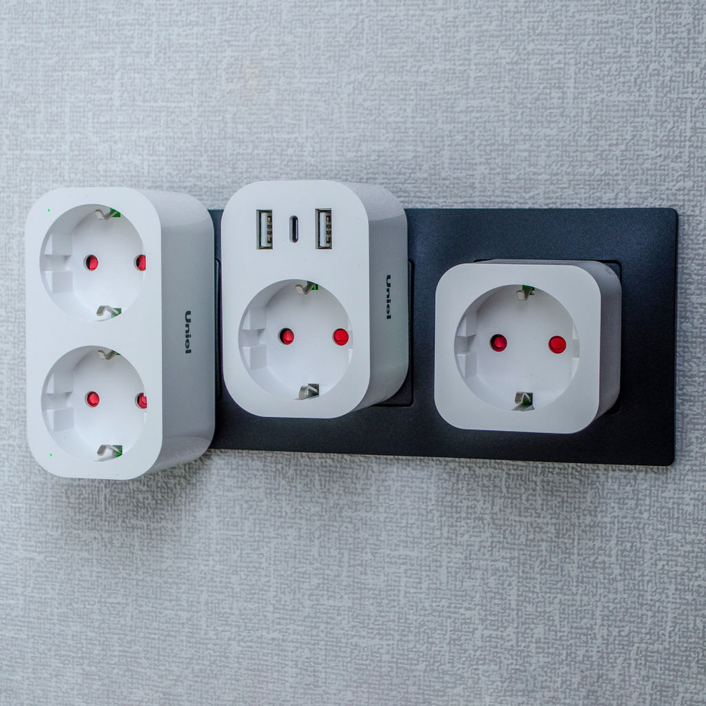 USH-A101 1G/WF WHITE Умная розетка Wi-Fi. 16A. До 3680Вт. Голосовое управление+приложение UnielSmart. TM Uniel - Volpe фото 10