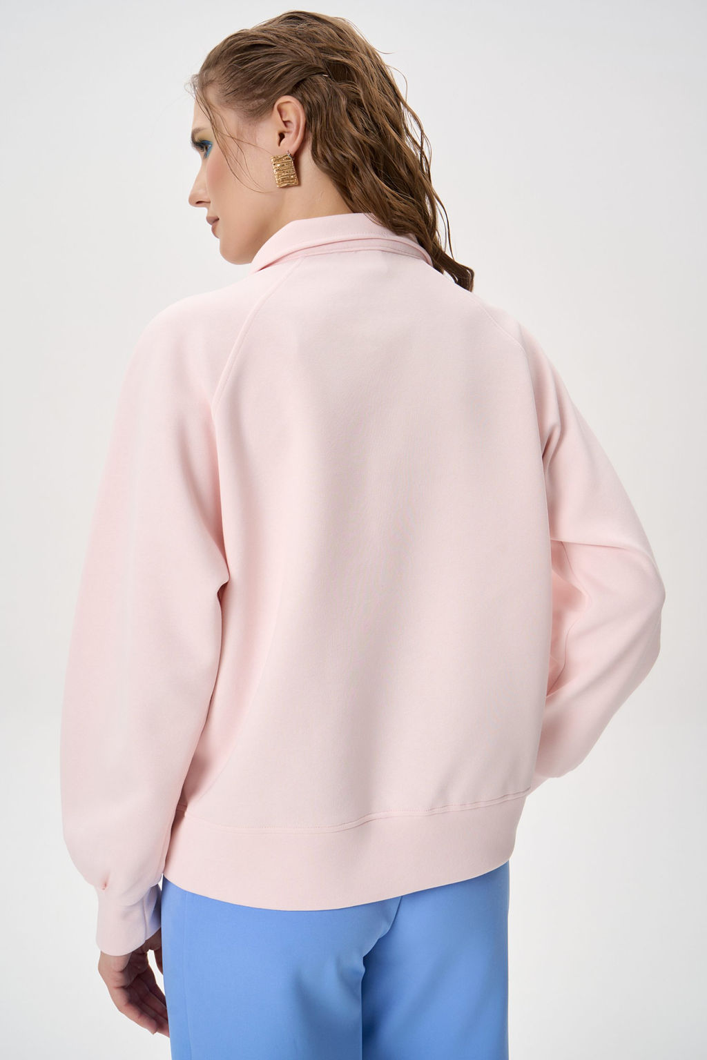 Свитшот Деми (розовый) - Эльза фото 18
