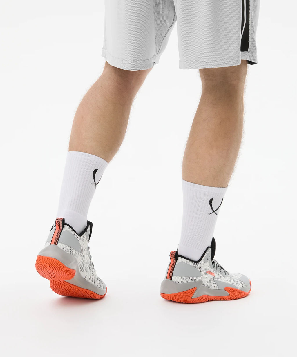 Кроссовки баскетбольные JOGEL Playmaker, серый/оранжевый  фото 14