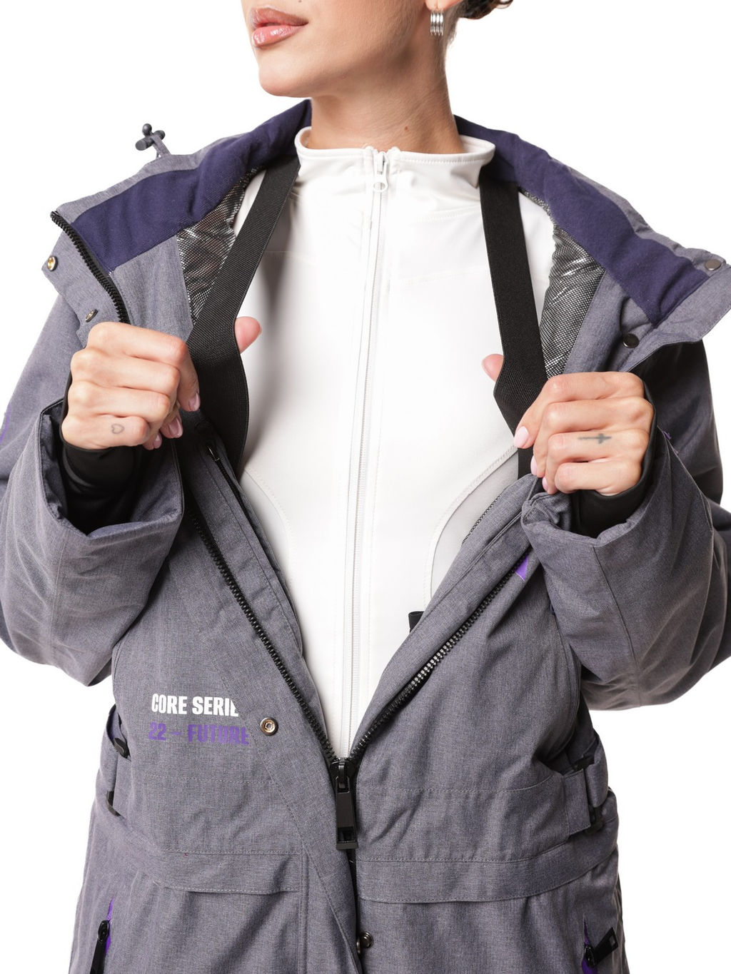 Комбинезон B-9063 Серый