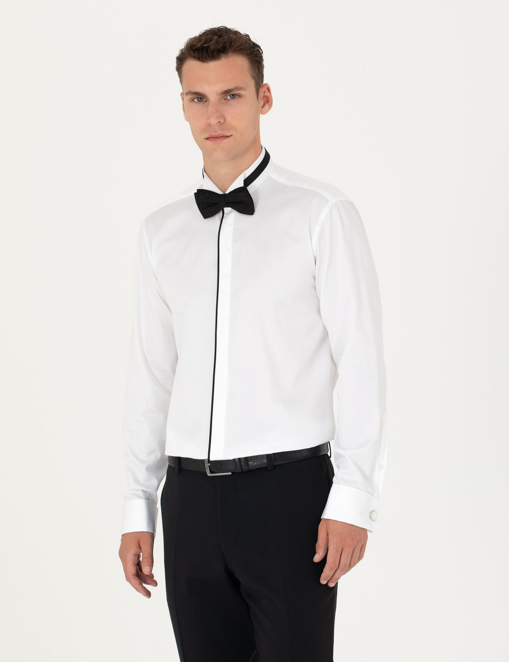 Beyaz Slim Fit Smokin G_mlek