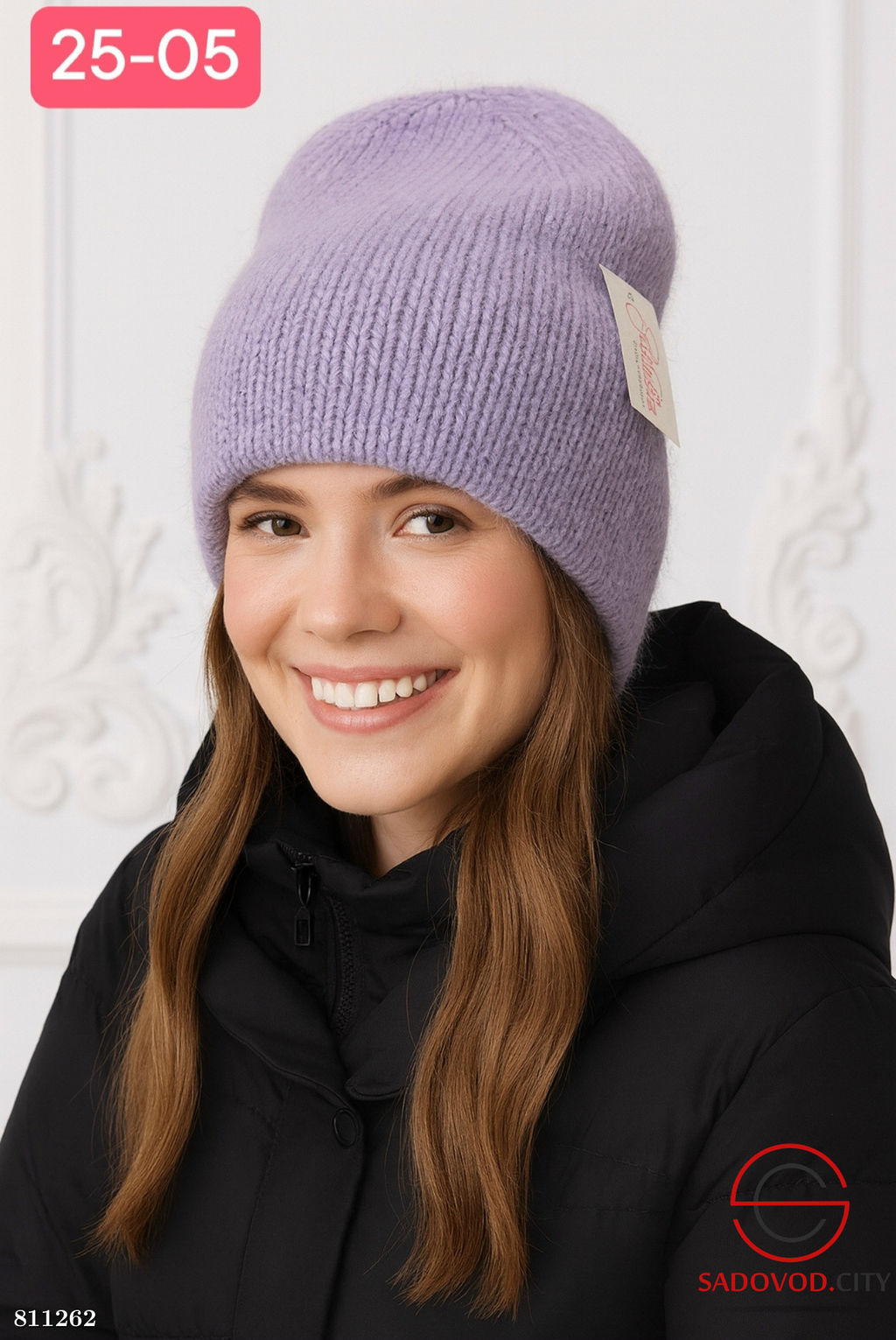 Шапка женская из ангоры - Bruno фото 2