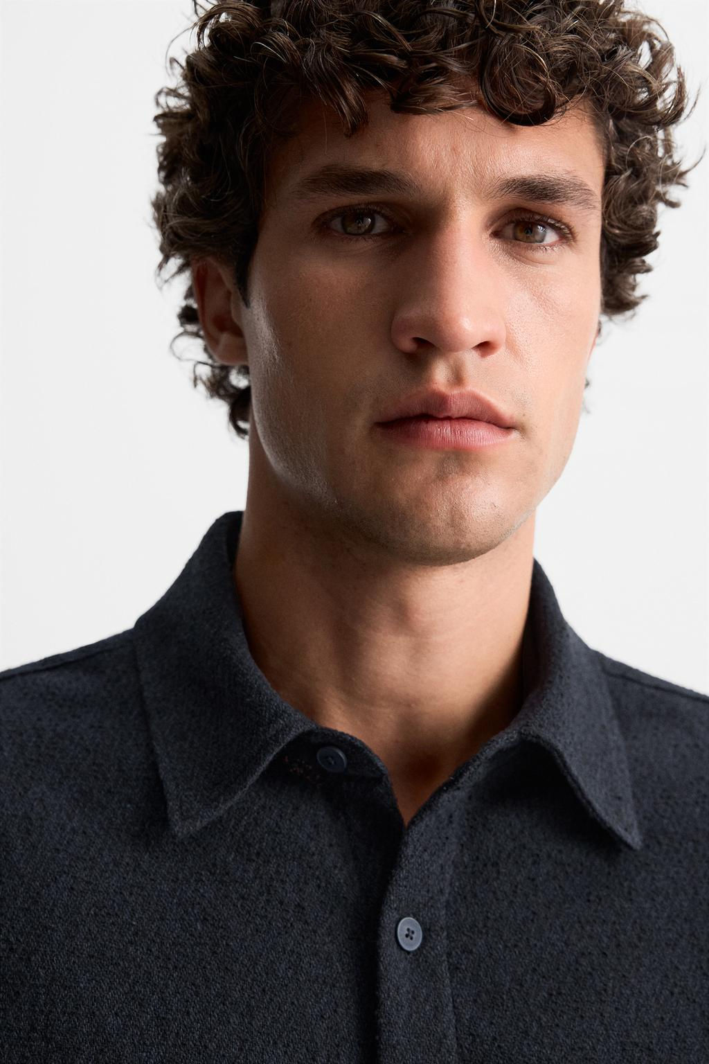BOUCLE TEXTURED SHIRT - Zara фото 21