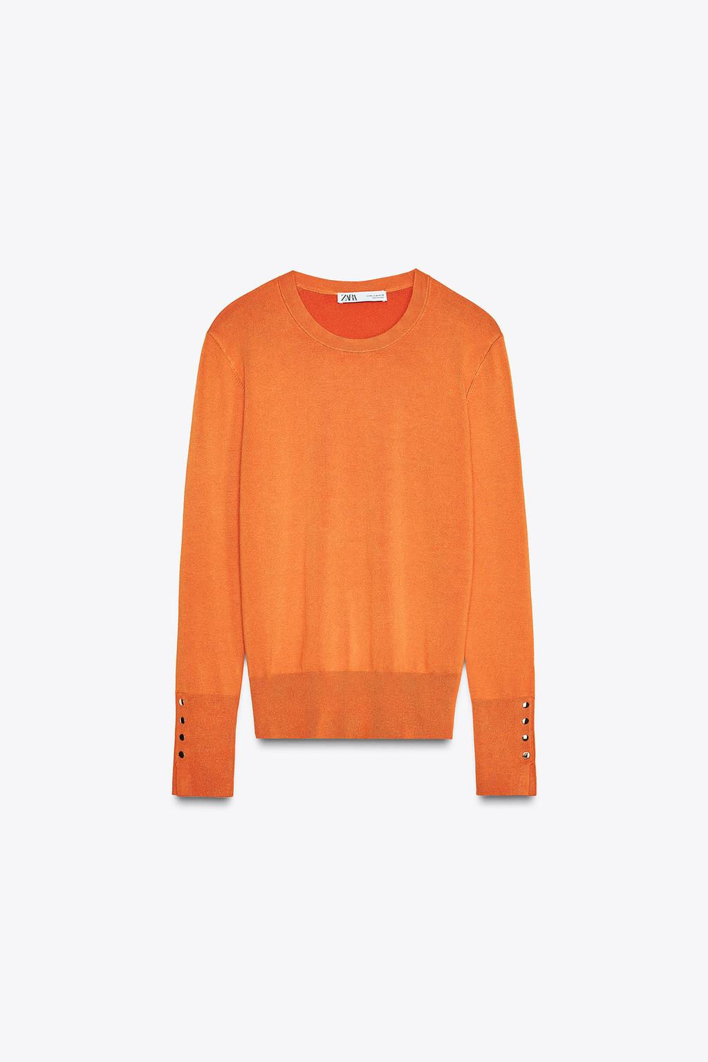 BASIC PLAIN KNIT SWEATER - Zara фото 3