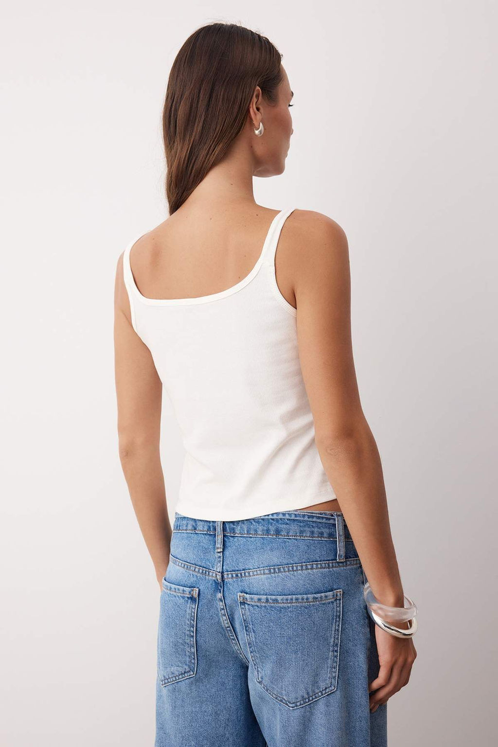 Siyah Aksesuar Detayl? Fitted/Vucuda Oturan Orme Atlet TWOSS25AL00064 - Trendyolmilla фото 4
