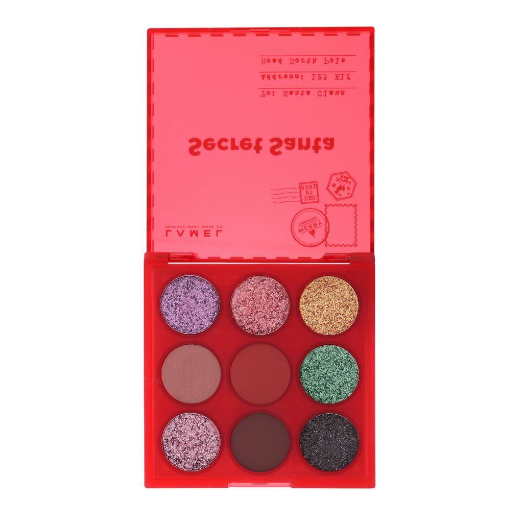 -20% Lamel Палетка теней Secret Santa № 401 полуночный аметист
