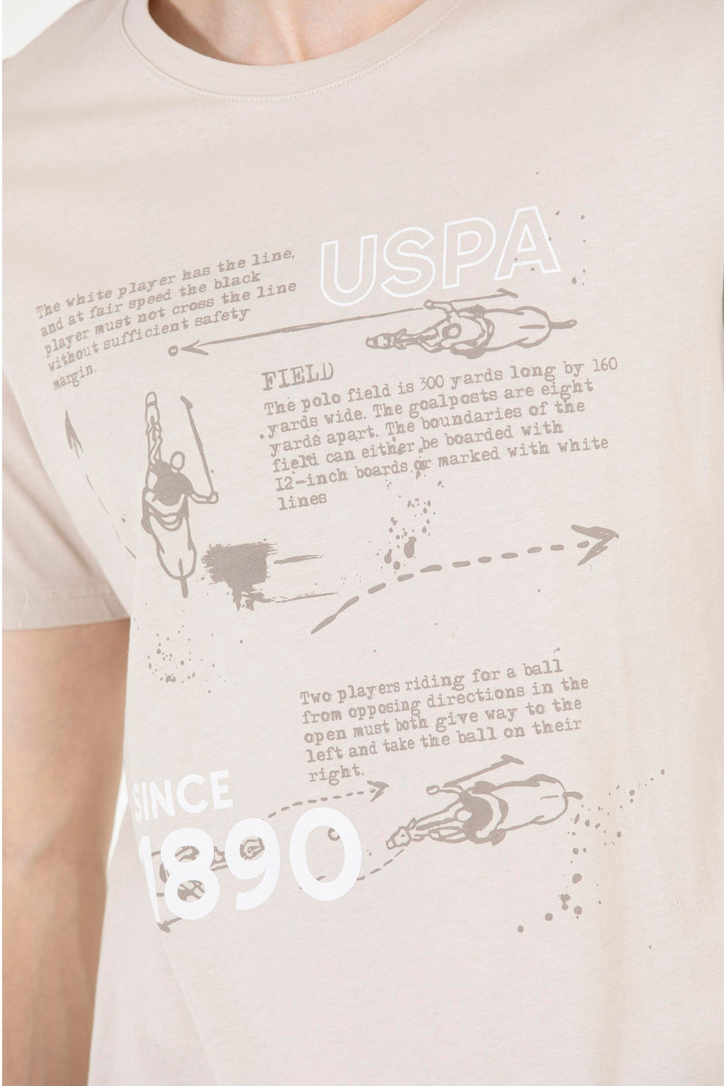 Мужская футболка с круглым вырезом Stone Stone - U.s. polo assn фото 21