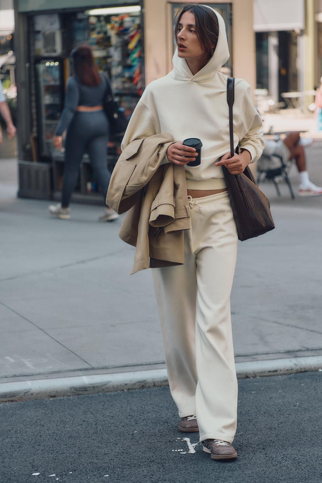 PLUSH WIDE-LEG TROUSERS - Zara фото 16