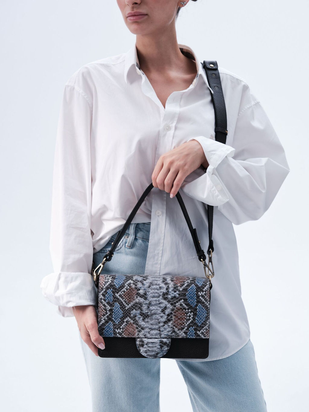 Сумка кожаная Deboro 30574 темный лес