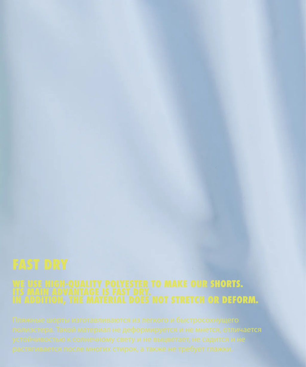ATLANTIC KMB-222 Шорты мужские пляжные Fast Dry серый фото 3