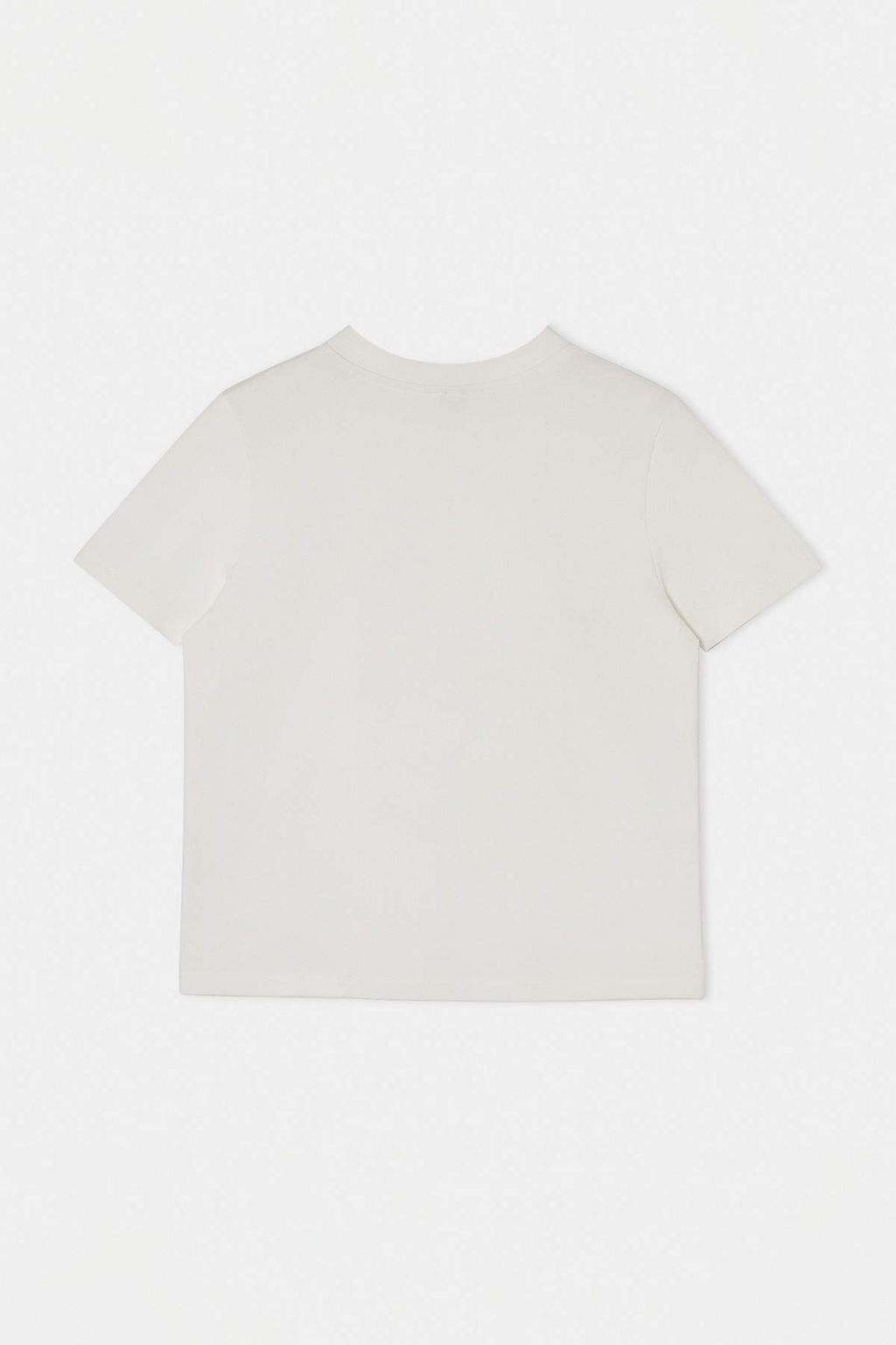 Ekru Nak__l_ Regular/Normal Kal_p K_sa Kollu %100 Pamuk _rme T-Shirt TWOSS26TS00124 - Trendyolmilla фото 7