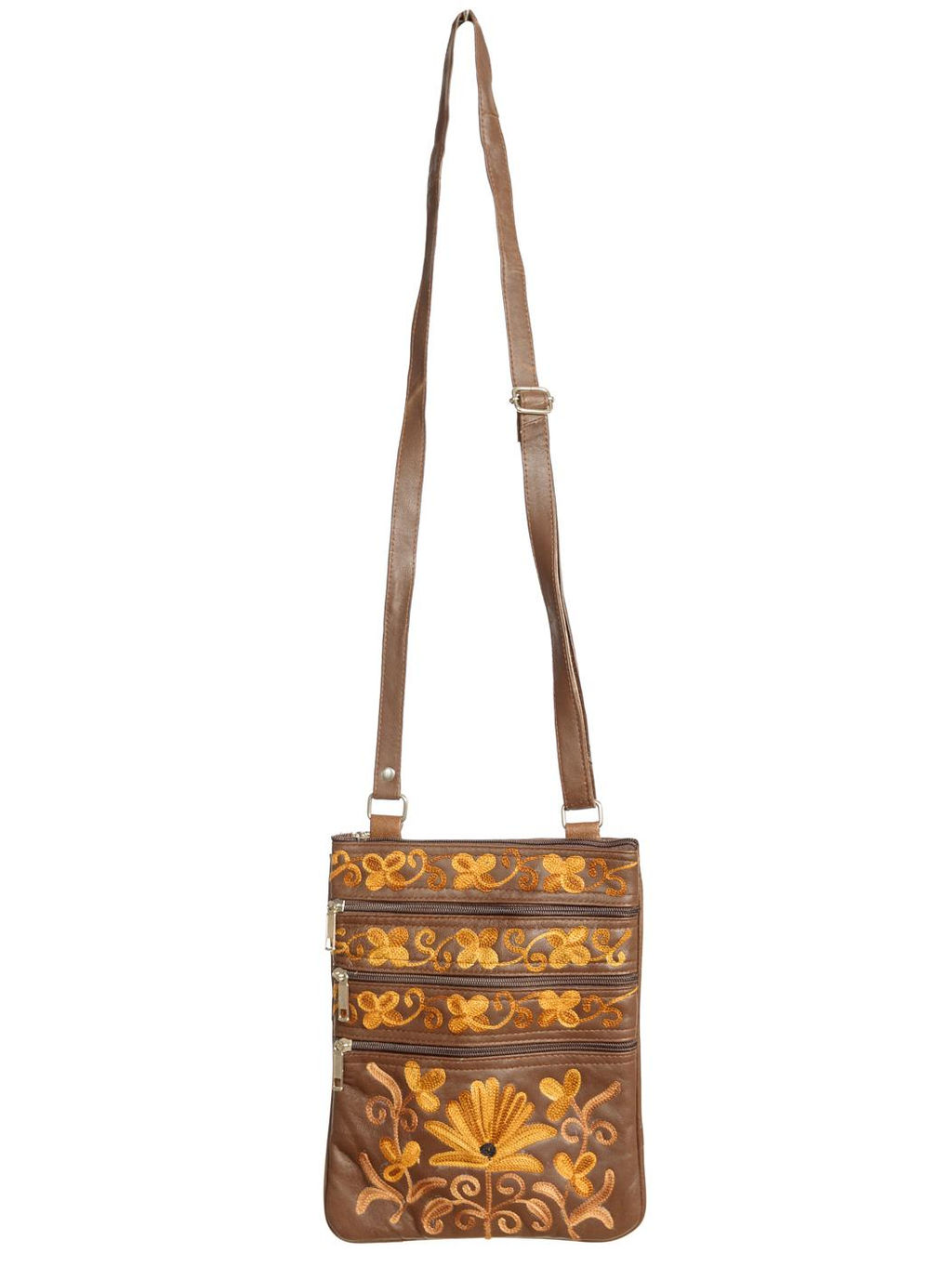 Сумка натуральная кожа через плечо №1114/49 - Ганг фото 2