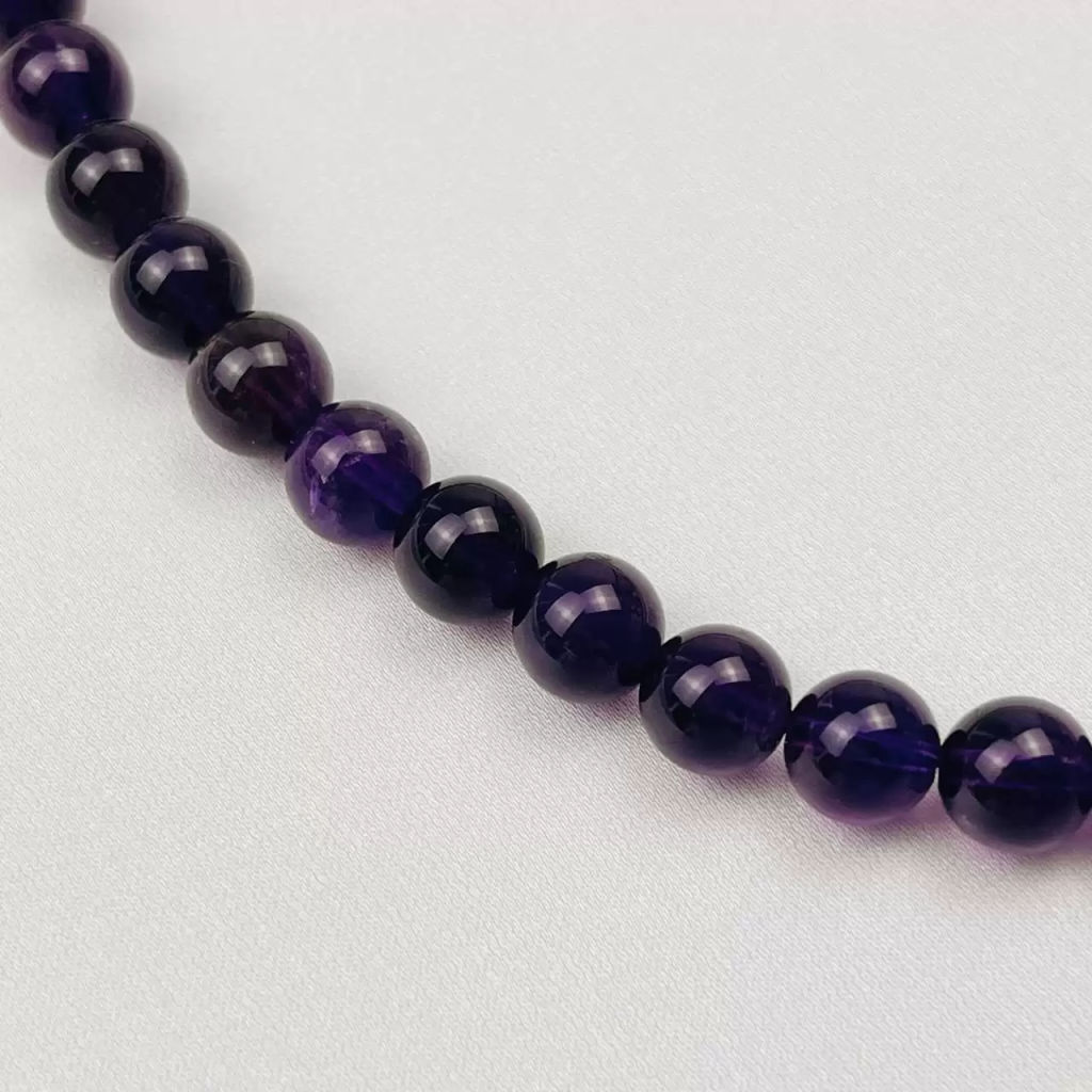 Бусы из Аметиста - Радуга самоцветов фото 3