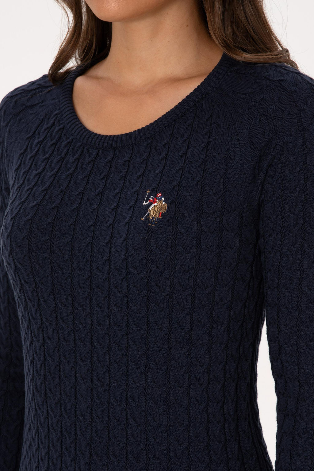 Kad_n Lacivert Basic Kazak Sepette S_rpriz _ndirim - U.s. polo assn фото 7