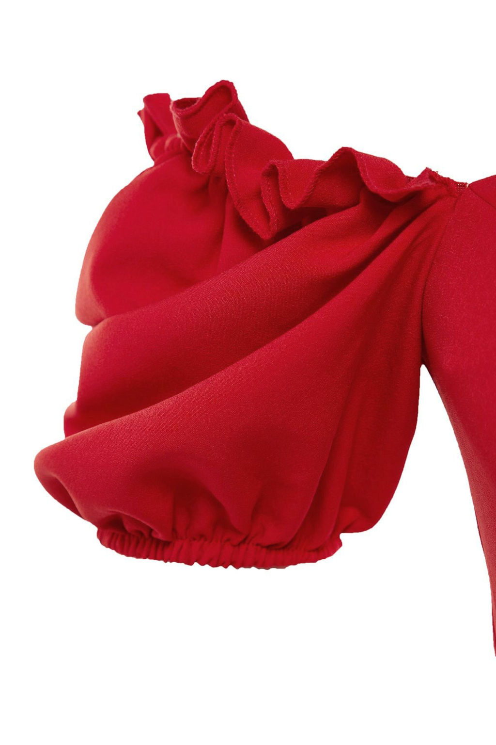 TRENDYOLMILLA Bridal Ekru Dokuma Abiye Gece Elbise TPRSS21EL0053  фото 7