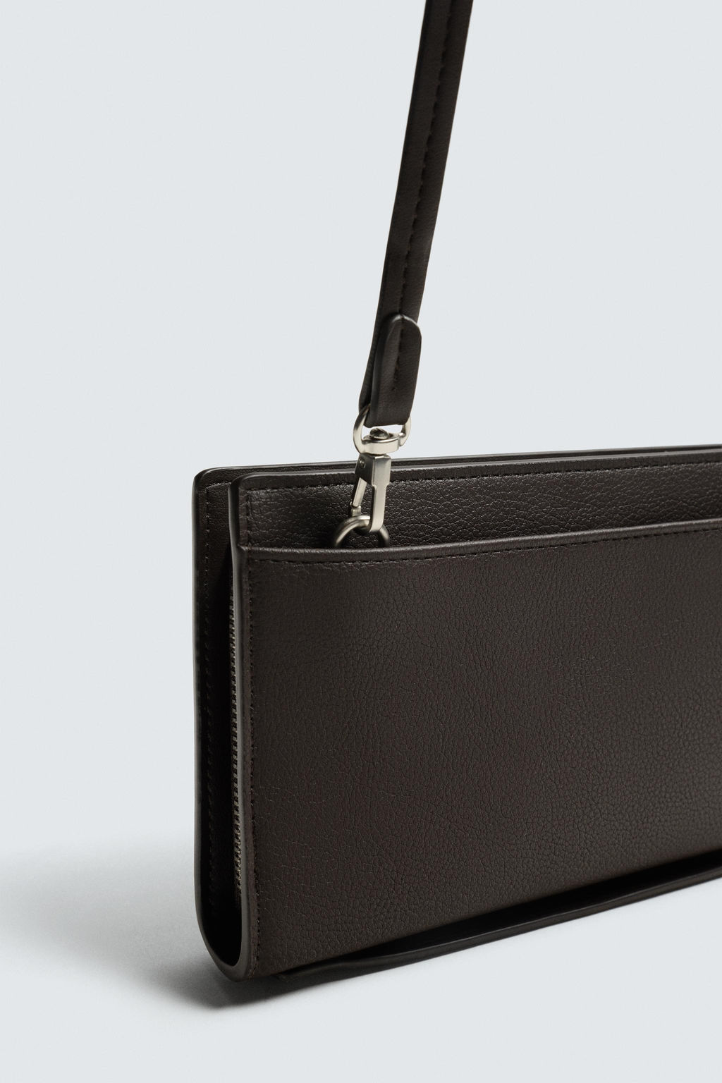 Портмоне Zara Cartera XL Textura коричневое