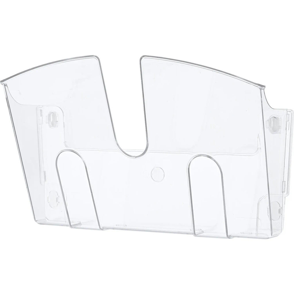 Лоток настенный Attache 1 отделение А4 прозрачный пластик