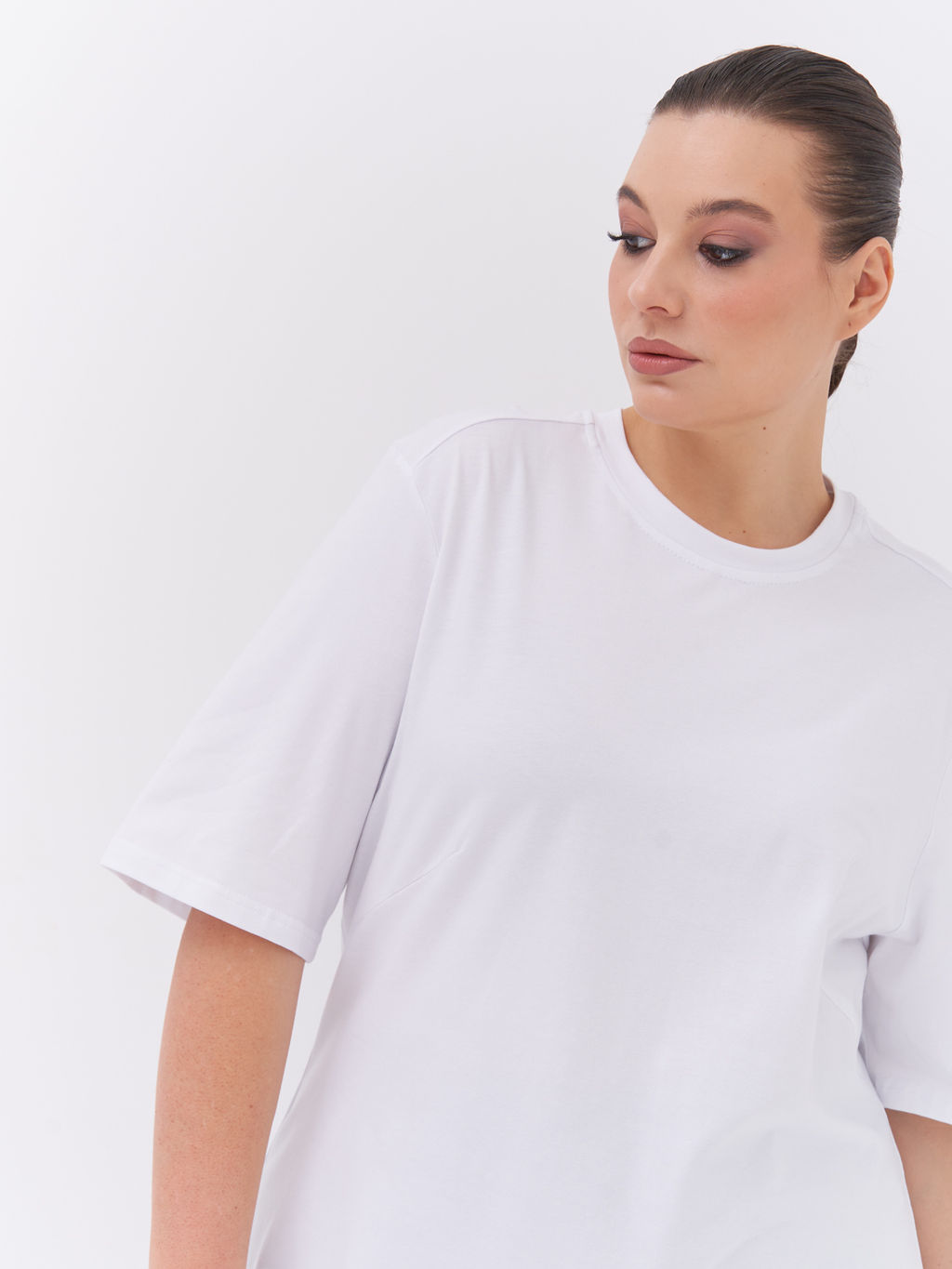Футболка из хлопка FU21502WHT02 - Артесса фото 3