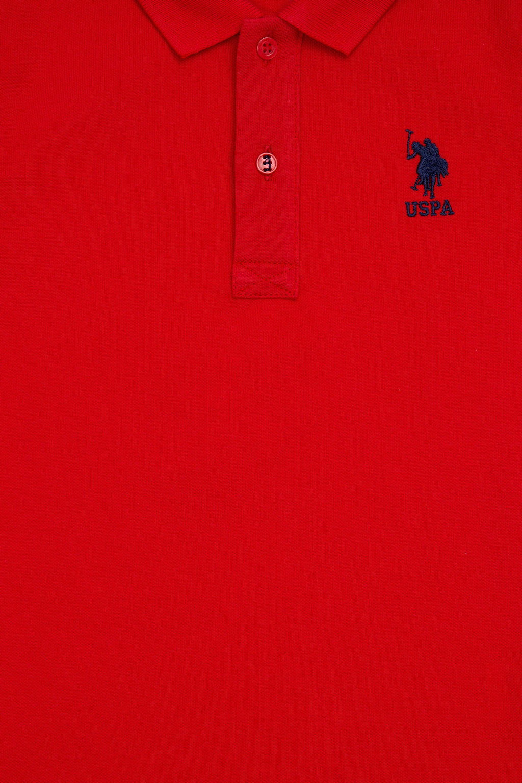 Красная футболка-поло для мальчика - U.s. polo assn фото 6