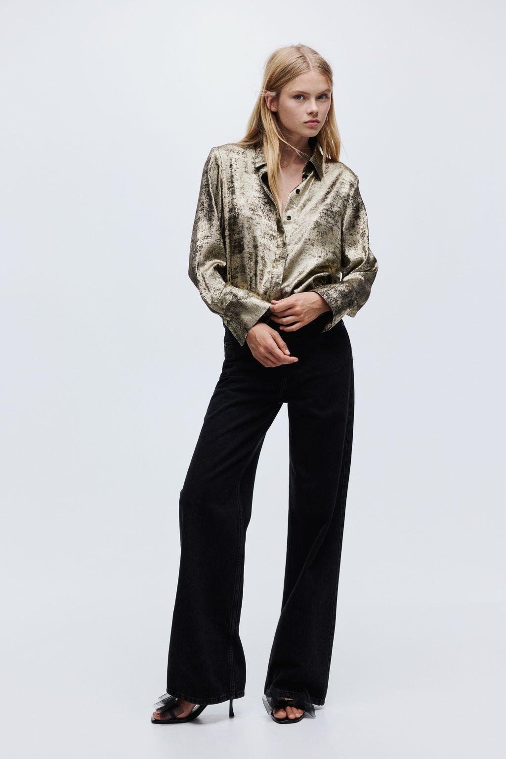 Camisa de sat?n - H&m фото 2
