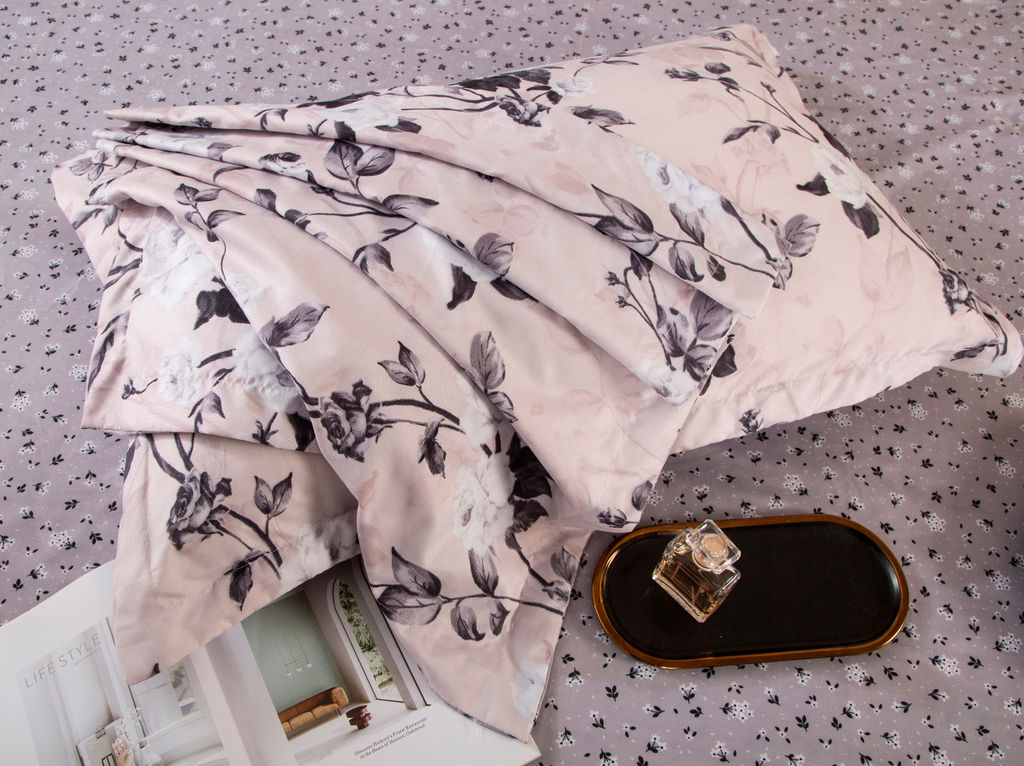 Комплект с одеялом Дора (латте серебро)