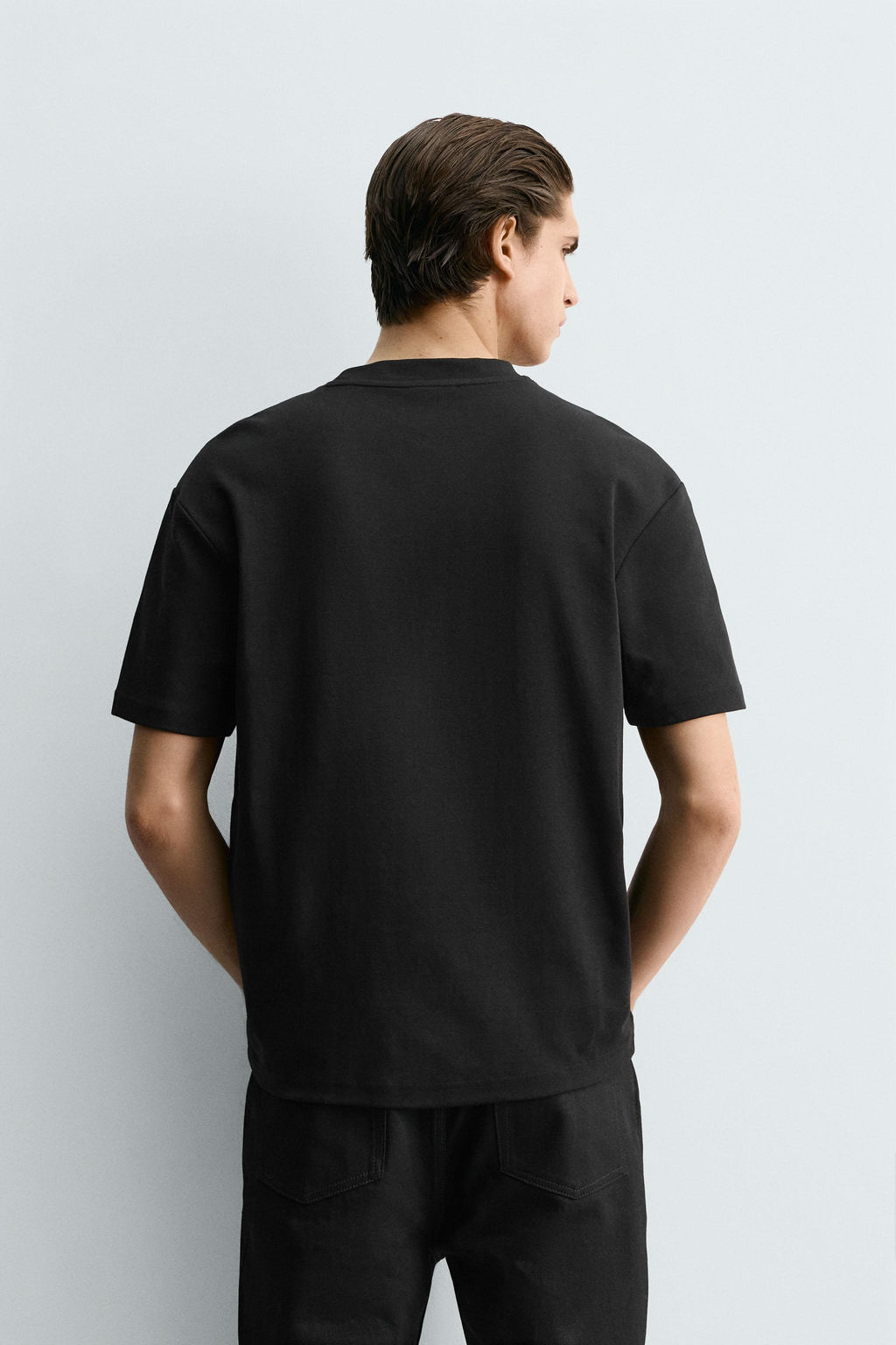 BASIC REGULAR FIT T-SHIRT - Zara фото 11