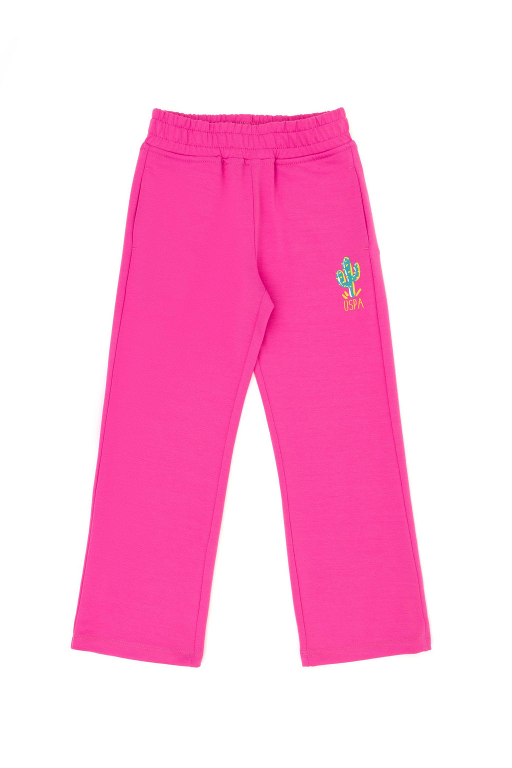 Розовые спортивные штаны для девочек - U.s. polo assn фото 6