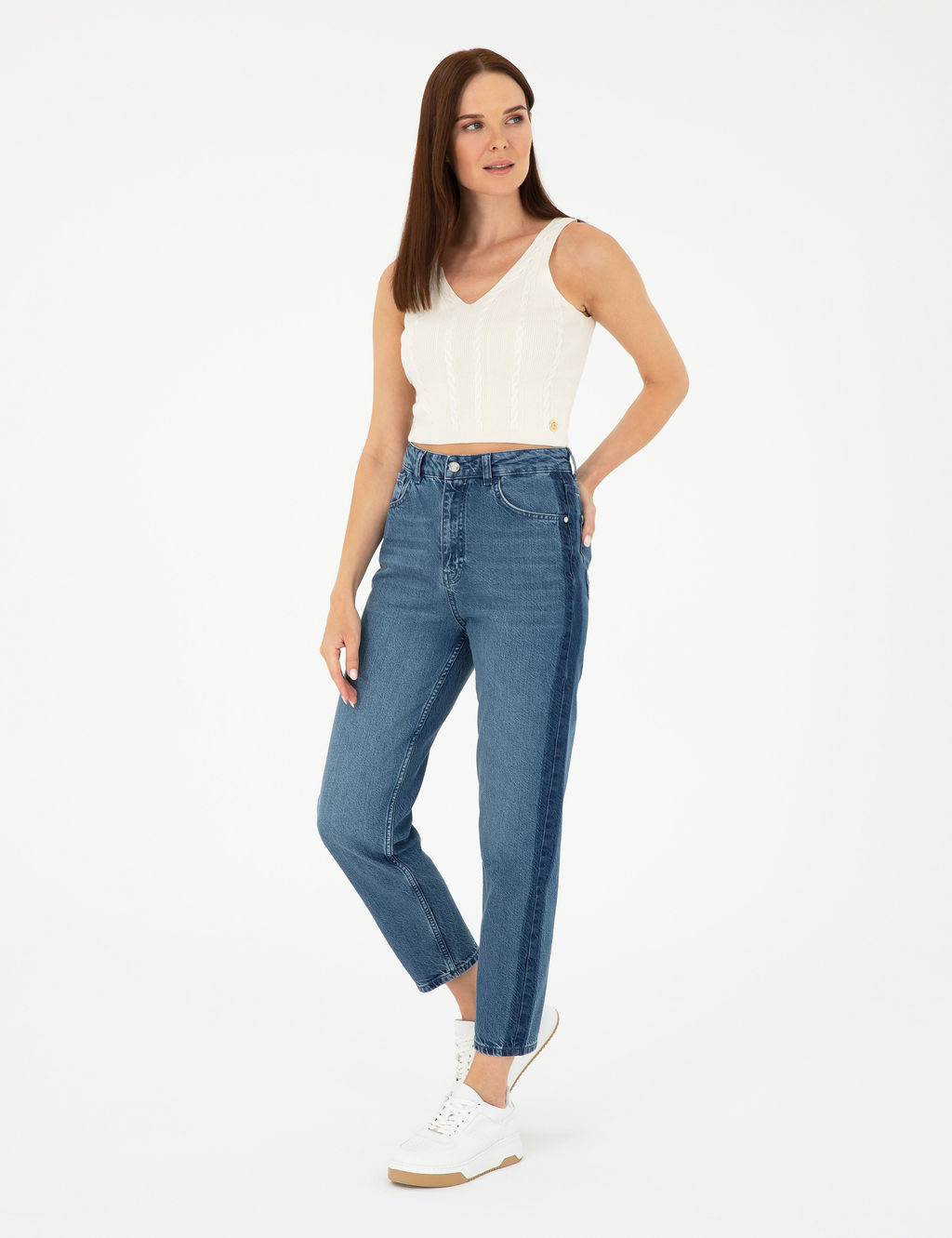 Mavi Mom High Waist Fit Jean Pantolon