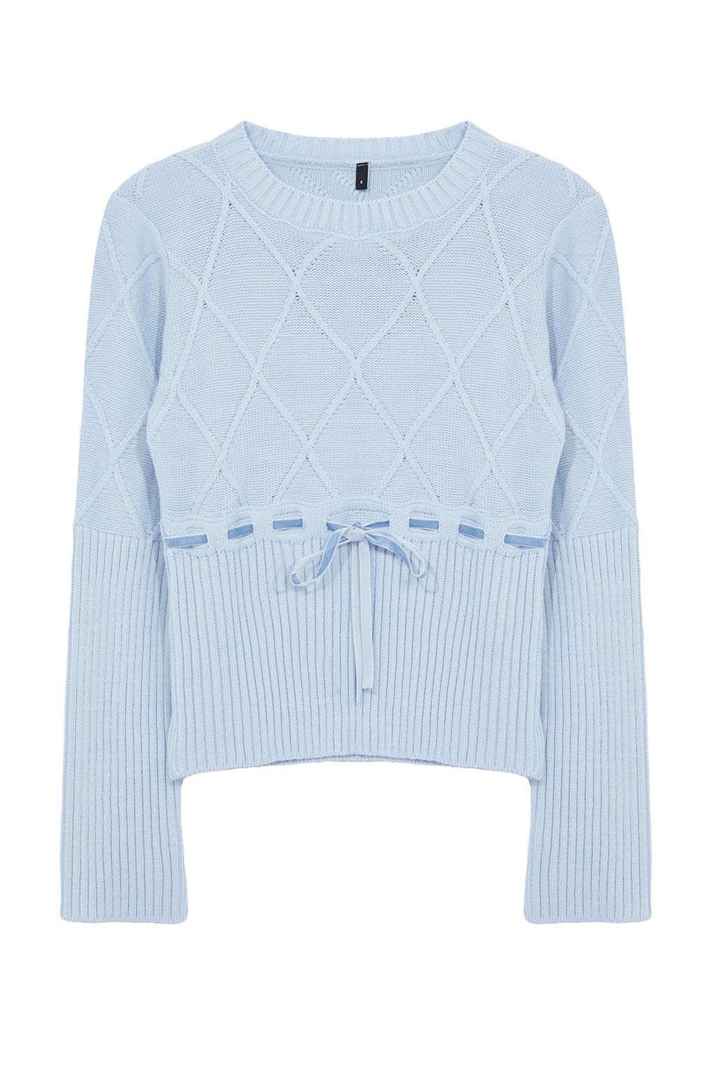 Mavi Kurdele/Fiyonk Detayl? Triko Kazak TWOAW25KZ00225